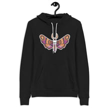 Load image into Gallery viewer, Lesbian Pride Deadhead Moth Pullover Hoodie
