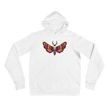 Load image into Gallery viewer, Lesbian Pride Deadhead Moth Pullover Hoodie
