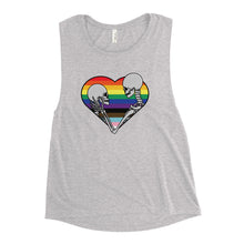 Load image into Gallery viewer, Skull Heart Pride Tank Top
