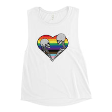 Load image into Gallery viewer, Skull Heart Pride Tank Top
