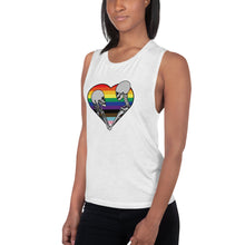 Load image into Gallery viewer, Skull Heart Pride Tank Top
