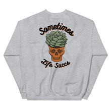 Load image into Gallery viewer, Sometimes Life Succs Crewneck Sweater
