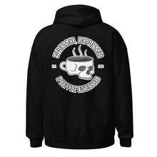 Load image into Gallery viewer, Stressed, Depressed &amp; Coffee Obsessed Pullover Hoodie
