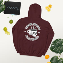 Load image into Gallery viewer, Stressed, Depressed &amp; Coffee Obsessed Pullover Hoodie
