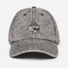 Load image into Gallery viewer, Skull Mug Vintage Dad Hat
