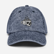 Load image into Gallery viewer, Skull Mug Vintage Dad Hat
